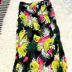 Express Tropical Maxi Skirt, Size L
